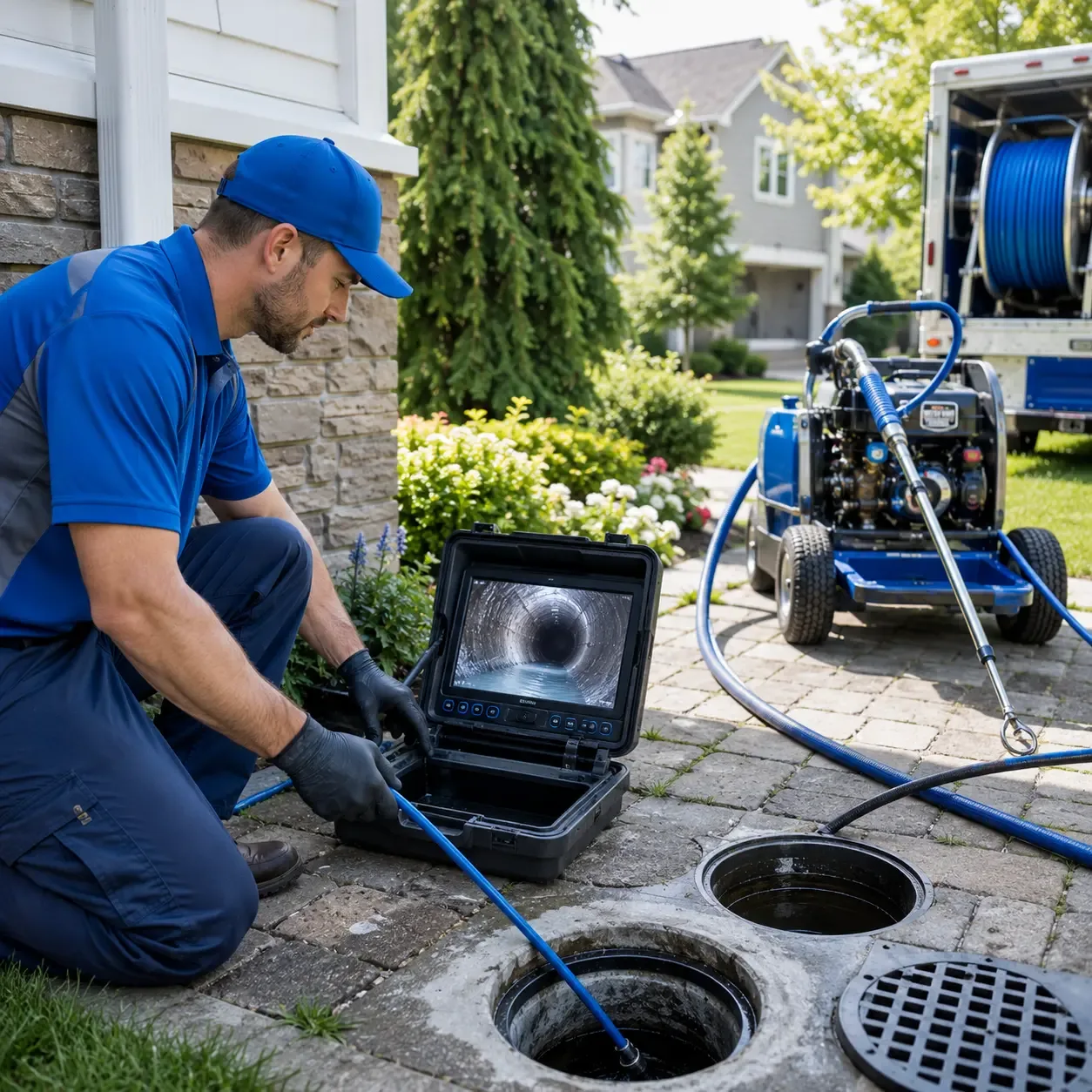 Outdoor drain cleaning professionals serving Burnt Hills, NY